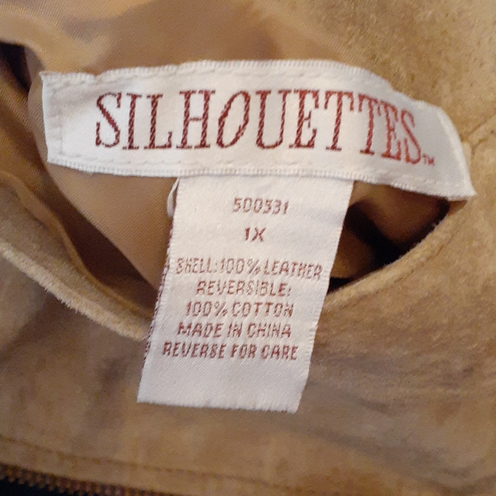 Silhouettes leather coat